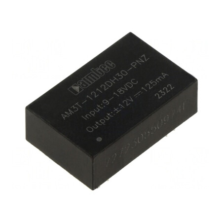 Convertor DC/DC 3W 9-18V la ±12V DIP24 | Electronic-mag.ro | Componente Electronice
