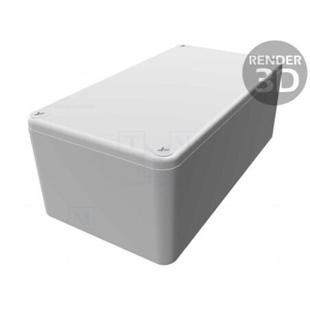Carcasă universală aluminiu IP54 60x112x42mm | Electronic-mag.ro | Componente Electronice