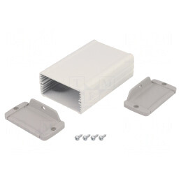 Carcasă Universală cu Lame de Fixare și Panou TEKAL 60mm | Electronic-mag.ro | Componente Electronice