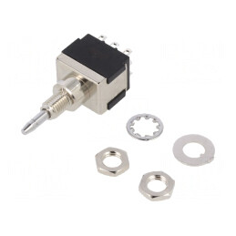 Comutator Apăsare 3PDT 6A 125V/6V | Electronic-mag.ro | Componente Electronice
