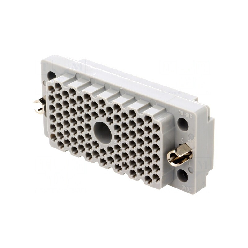 Conector dreptunghiular soclu hermafrodit policarbonat | Electronic-mag.ro | Componente Electronice