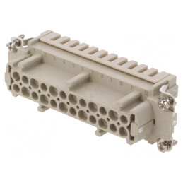 Conector HDC Inserturi Contact Mamă 24P 16A | Electronic-mag.ro | Componente Electronice