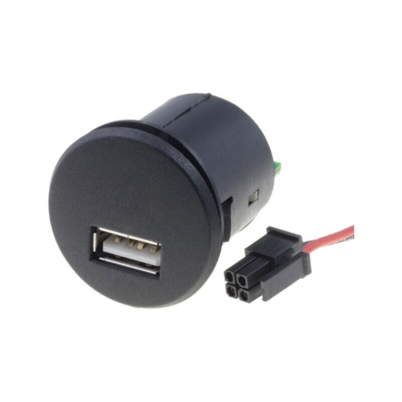 Încărcător Auto USB A 5V 2.1A Negru | Electronic-mag.ro | Componente Electronice