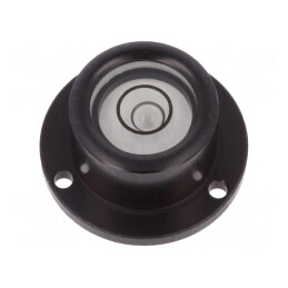 Nivelă cu Flanșă Aluminiu Neagră 10mm | Electronic-mag.ro | Componente Electronice