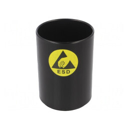 Tavă neagră pentru stilouri ESD 115mm x 75mm | Electronic-mag.ro | Componente Electronice