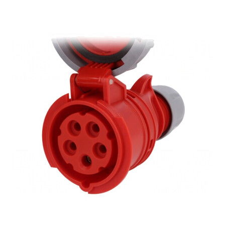 Conector alimentare AC trifazat soclu mamă 16A 400VAC IP67 | Electronic-mag.ro | Componente Electronice