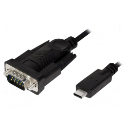 Convertor USB D-Sub 9pin la USB C 1,2m | Electronic-mag.ro | Componente Electronice