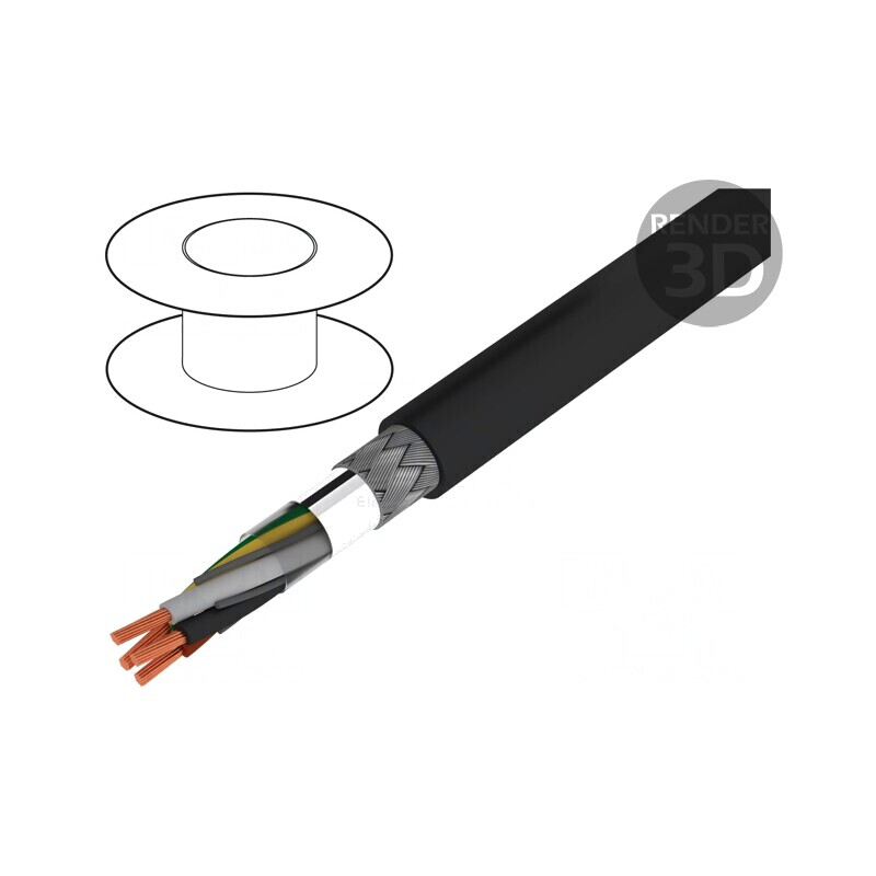 Cablu electric UV rezistent LSZH 4G10mm2 negru 600V/1kV | Electronic-mag.ro | Componente Electronice Cablu electric UV rezistent LSZH 4G10mm2 negru 600V/1kV | Electronic-mag.ro | Componente Electronice
