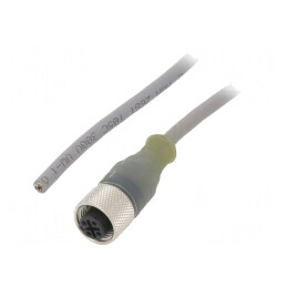 Cablu de Conectare M12 3PIN 5m PVC 250VAC 3.1A | Electronic-mag.ro | Componente Electronice
