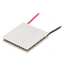 Modul: Peltier | 8,5V | 3,3A | 30x30x4,7mm | 18W | Al2O3 | 16AWG | 68°C | TEC1-07103