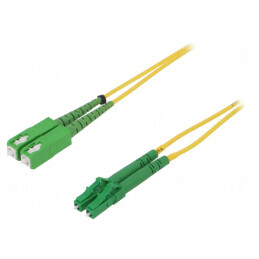 Patch Cord Fibră Optică LC/APC-SC/APC 9/125um 1m