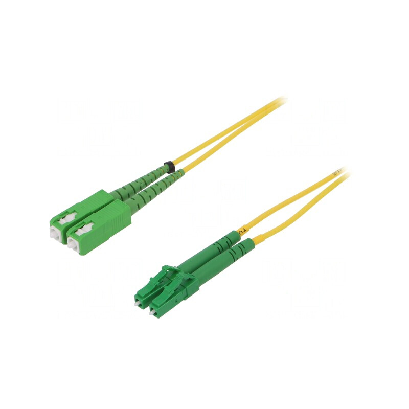 Patch Cord Fibră Optică LC/APC-SC/APC 9/125um 1m | Electronic-mag.ro | Componente Electronice