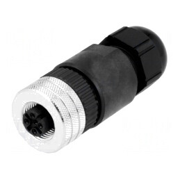 Mufă M12 5-PIN Mamă IP67 pe Cablu | Electronic-mag.ro | Componente Electronice