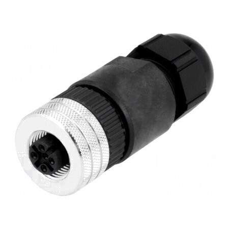 Mufă M12 5-PIN Mamă IP67 pe Cablu | Electronic-mag.ro | Componente Electronice