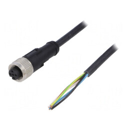 Cablu de conectare M12 5 PIN 2m 60VAC 4A | Electronic-mag.ro | Componente Electronice