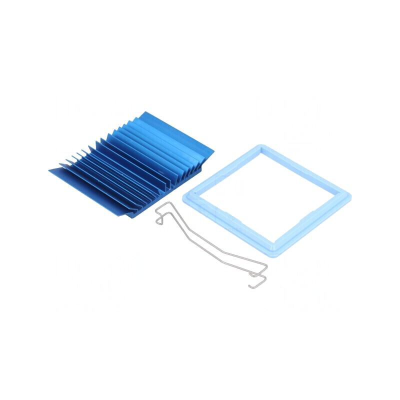 Radiator Extrudat cu Aripioare BGA Albastru 45x45mm | Electronic-mag.ro | Componente Electronice Radiator Extrudat cu Aripioare BGA Albastru 45x45mm | Electronic-mag.ro | Componente Electronice