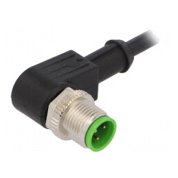 Cablu de Conectare M12 4PIN 5m 250VAC 4A PVC | Electronic-mag.ro | Componente Electronice