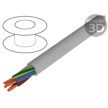 Cablu Electric Neecranat JB-750 5G10mm2 Gri 450V/750V | Electronic-mag.ro | Componente Electronice