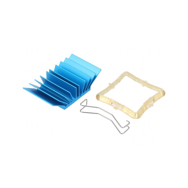 Radiator Extrudat cu Aripioare BGA Albastru 29x29mm | Electronic-mag.ro | Componente Electronice Radiator Extrudat cu Aripioare BGA Albastru 29x29mm | Electronic-mag.ro | Componente Electronice
