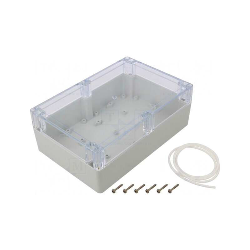 Carcasă Universală 140mm x 210mm x 75mm cu Bucşă din Alamă | Electronic-mag.ro | Componente Electronice