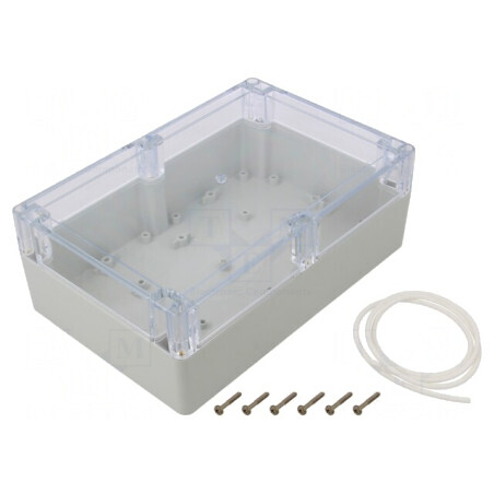 Carcasă Universală 140mm x 210mm x 75mm cu Bucşă din Alamă | Electronic-mag.ro | Componente Electronice