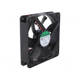 Ventilator: DC | axial | 48VDC | 120x120x25mm | 158m3/h | 40,5dBA | 24AWG | EEC0254B2-000U-A99