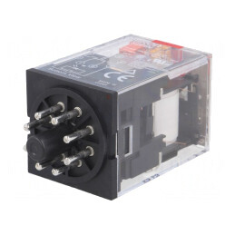 Releu Electromagnetic DPDT 230V 10A | Electronic-mag.ro | Componente Electronice