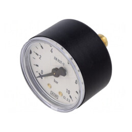 Manometru 0-10 bar 50mm Filet G 1/4 B | Electronic-mag.ro | Componente Electronice