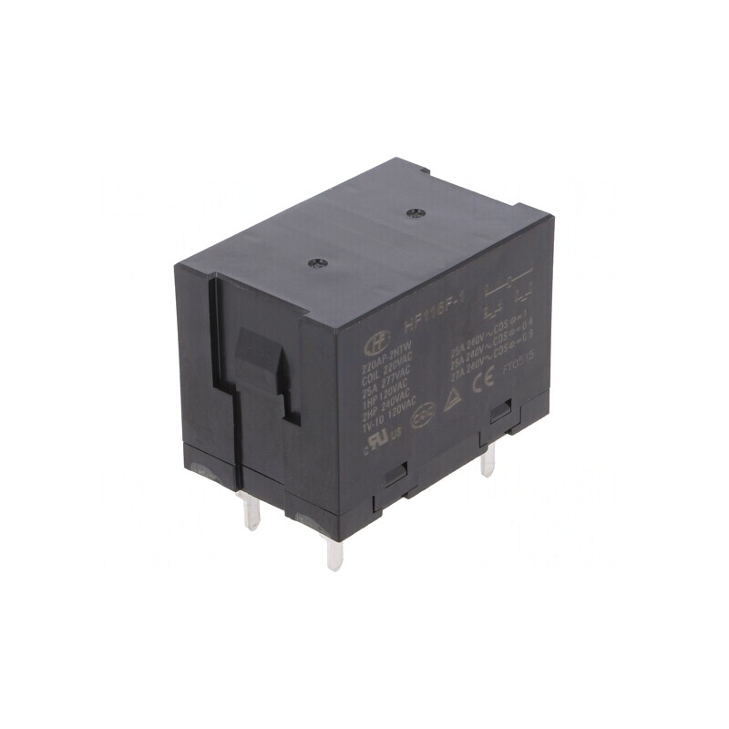 Releu Electromagnetic DPST-NO 220VAC 25A PCB HF116F-1/220AP-2HTW | Electronic-mag.ro | Componente Electronice Releu Electromagnetic DPST-NO 220VAC 25A PCB HF116F-1/220AP-2HTW | Electronic-mag.ro | Componente Electronice