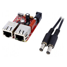 Placă de expansiune RJ45 x2, alimentare PoE, MOD-POE-V2 | Electronic-mag.ro | Componente Electronice