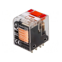 Releu Electromagnetic 4PDT 230VAC 6A | Electronic-mag.ro | Componente Electronice