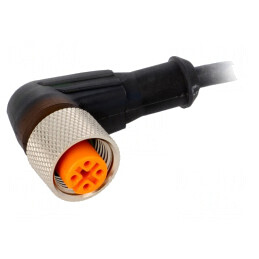 Cablu Conectare M12 3PIN 2m 30VAC 4A | Electronic-mag.ro | Componente Electronice
