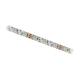 Bandă LED RGB Programabilă 5050 5V 60 LED/m PCB Albă