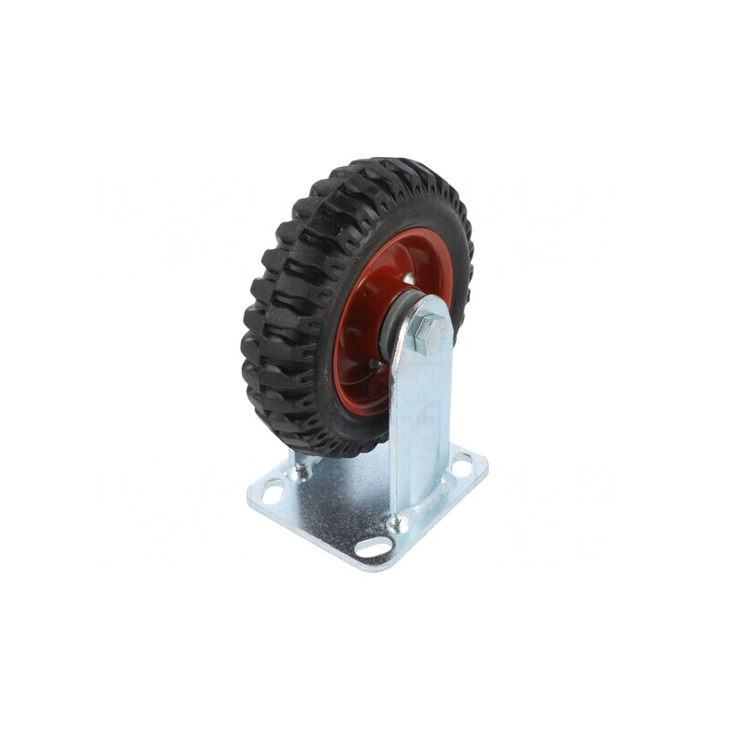 Roată transport rigidă 160mm 150kg gumă | Electronic-mag.ro | Componente Electronice