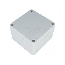 Carcasă Universală Policarbonat 90x90x60mm 1554E2GY | Electronic-mag.ro | Componente Electronice