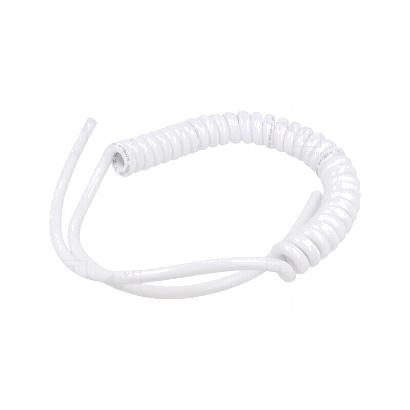 Cablu Spiralat PUR Alb 3G1,5mm2 0,3m | Electronic-mag.ro | Componente Electronice