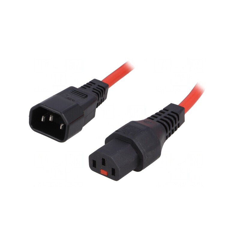 Cablu Prelungitor IEC C13 Mamă la C14 Tată 3m cu Blocare | Electronic-mag.ro | Componente Electronice Cablu Prelungitor IEC C13 Mamă la C14 Tată 3m cu Blocare | Electronic-mag.ro | Componente Electronice