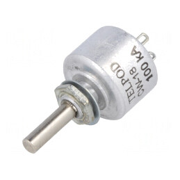 Potentiometru axial 100kΩ 1W linear 4mm | Electronic-mag.ro | Componente Electronice