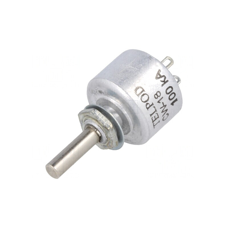 Potentiometru axial 100kΩ 1W linear 4mm | Electronic-mag.ro | Componente Electronice
