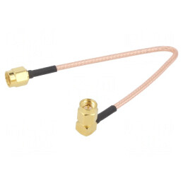 Cablu SMA 50Ω 0,15m Ecranat în Unghi | Electronic-mag.ro | Componente Electronice
