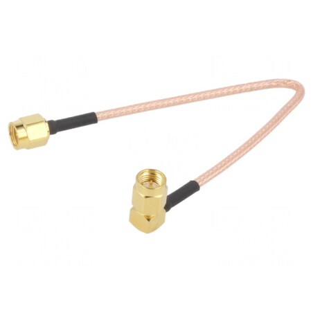 Cablu SMA 50Ω 0,15m Ecranat în Unghi | Electronic-mag.ro | Componente Electronice