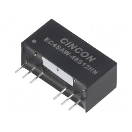 Convertor DC-DC 12V 500mA 5/6W SIP8 | Electronic-mag.ro | Componente Electronice