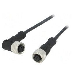 Cablu Senzori Automatizări M12 4 PIN 1m Mufă-Mufă