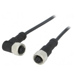 Cablu Senzori Automatizări M12 4 PIN 1m Mufă-Mufă | Electronic-mag.ro | Componente Electronice