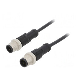 Cablu senzori automatizări M12 1m | Electronic-mag.ro | Componente Electronice