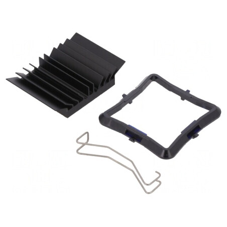 Radiator BGA Negru cu Aripioare 31x31mm | Electronic-mag.ro | Componente Electronice