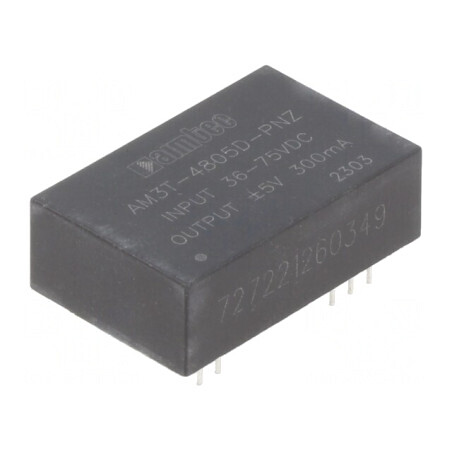 Convertor DC/DC 3W 36-75V la 5V/-5V DIP24 | Electronic-mag.ro | Componente Electronice