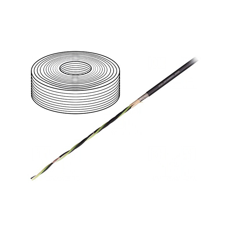 Cablu pentru motor chainflex CF31 4G2.5mm2 negru litat Cu | Electronic-mag.ro | Componente Electronice Cablu pentru motor chainflex CF31 4G2.5mm2 negru litat Cu | Electronic-mag.ro | Componente Electronice