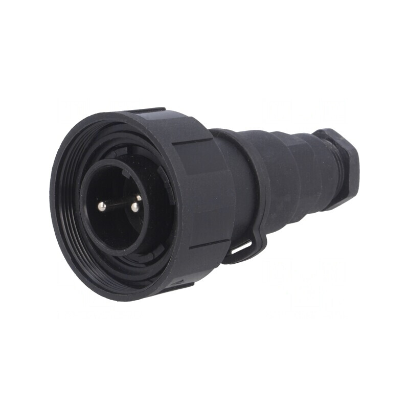 Conector circular cu 2 pini filet interior PX0736/P | Electronic-mag.ro | Componente Electronice