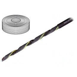 Cablu de Control Chainflex CF890 25G0,75mm2 PUR Negru | Electronic-mag.ro | Componente Electronice